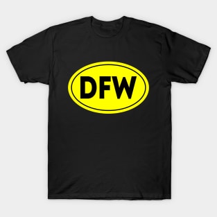 DFW Airport Code Dallas/Fort Worth International Airport USA T-Shirt